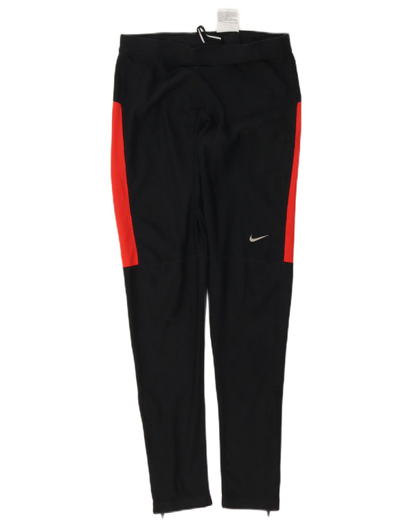 Nike Womens Running Tracksuit Trousers UK 12 Medium Black Sports