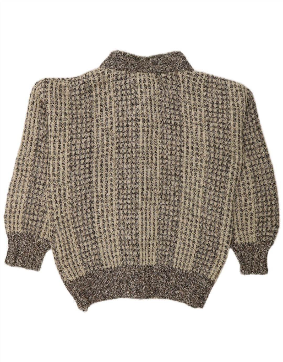 Vintage męski sweter rozpinany XL szary