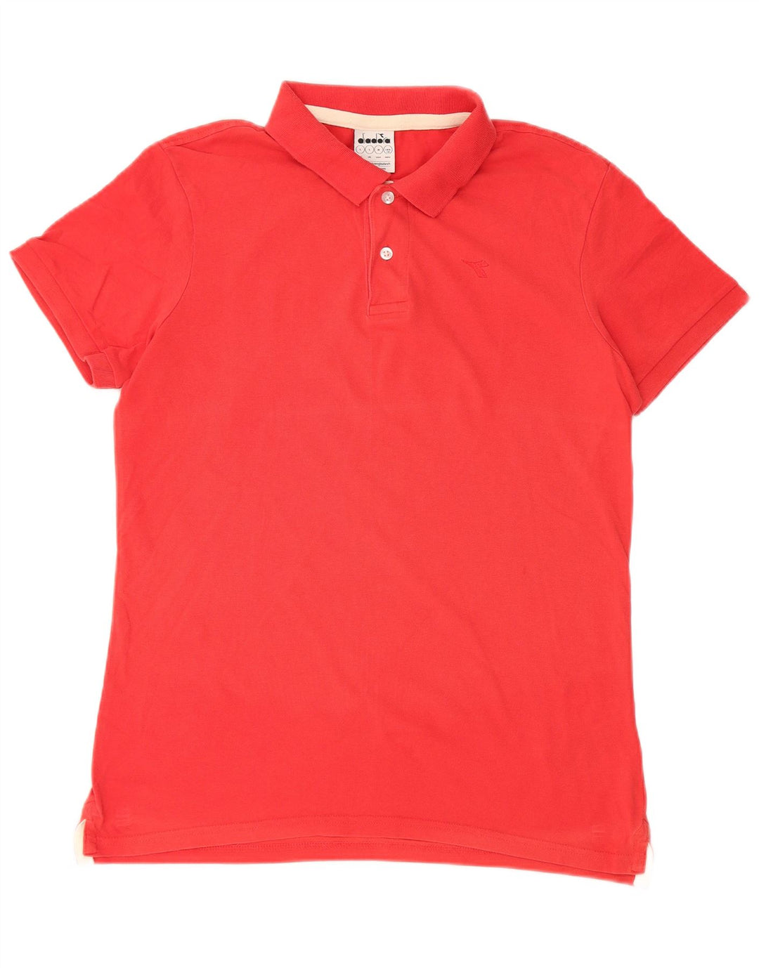 Męska koszulka polo Diadora, duża, czerwona, bawełniana