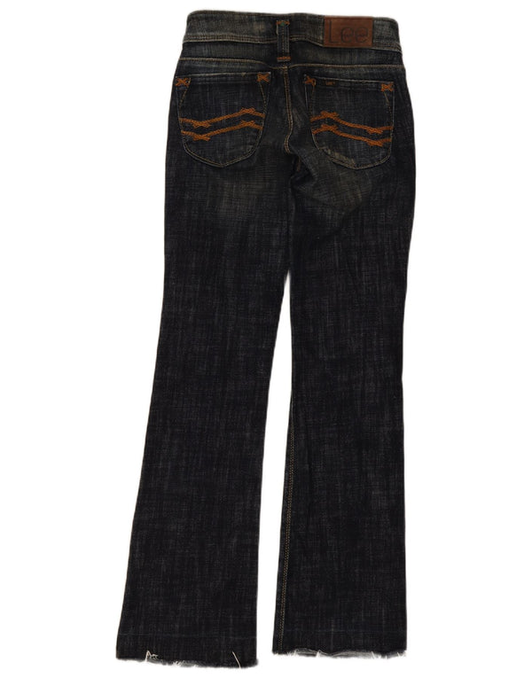 Damskie jeansy Lee Leola Bootcut W26 L33 Granatowe, bawełniane
