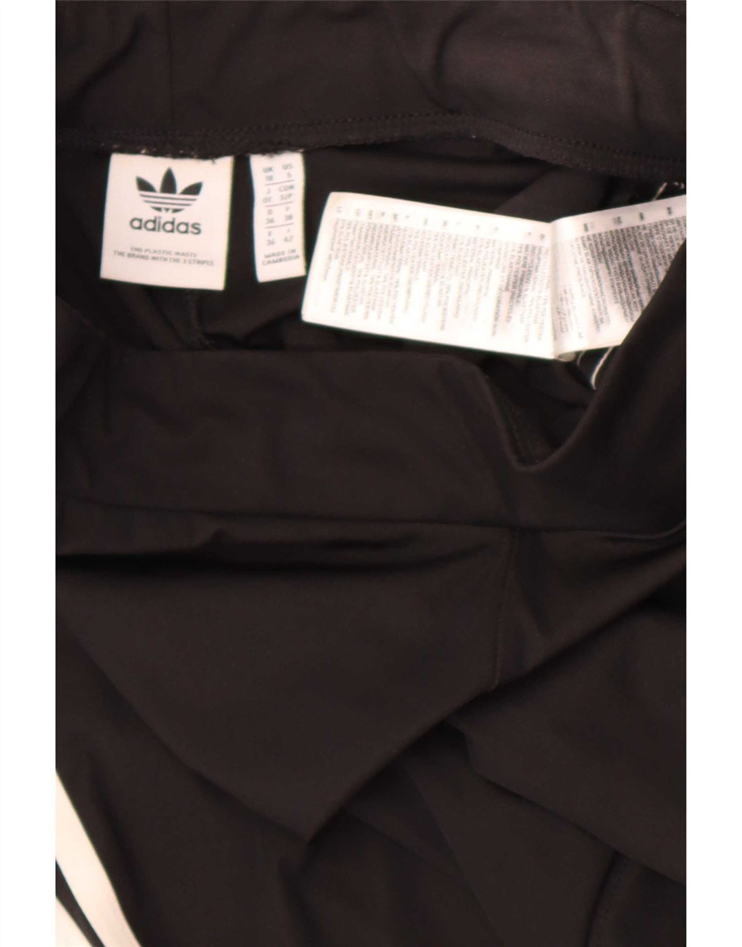 Damskie spodnie dresowe Adidas Flare UK 10, małe, czarne, poliestrowe