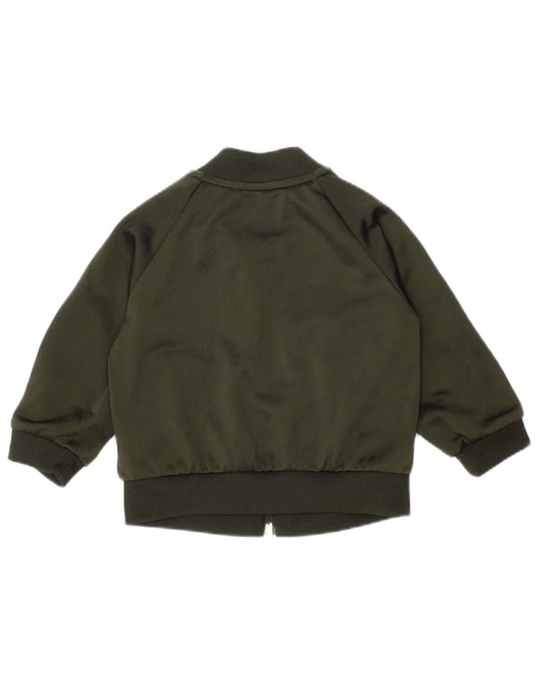 Kurtka dresowa ADIDAS dla chłopców, 3-6 miesięcy, khaki, poliester