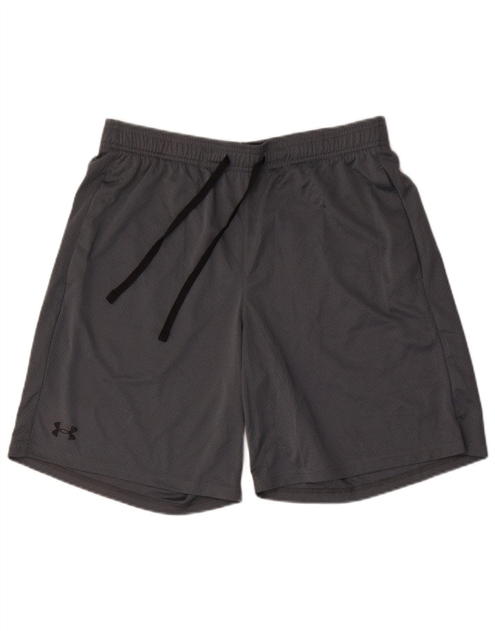 Męskie spodenki sportowe Under Armour, duże, szare, z poliestru