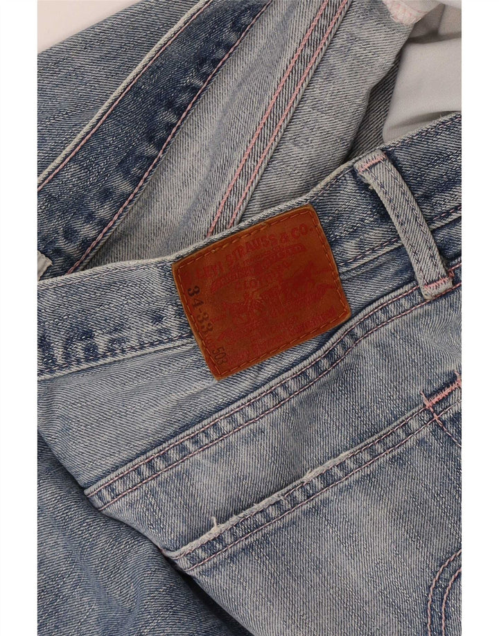 Męskie jeansy Levi's 503 Straight W34 L33 Niebieskie