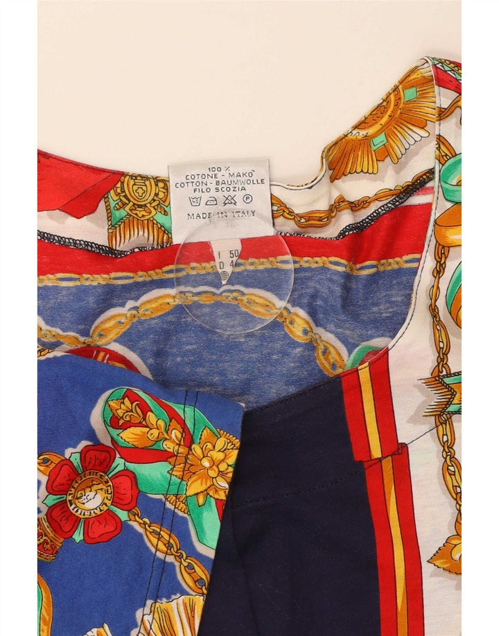 Damska sukienka koszulowa Maglificio MG z abstrakcyjnym wzorem IT 50 XL, wielokolorowa