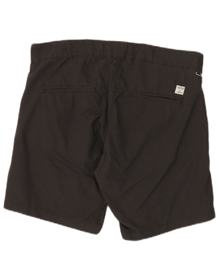 Męskie spodenki chino JACK & JONES o regularnym kroju W36, duże, czarne, bawełniane