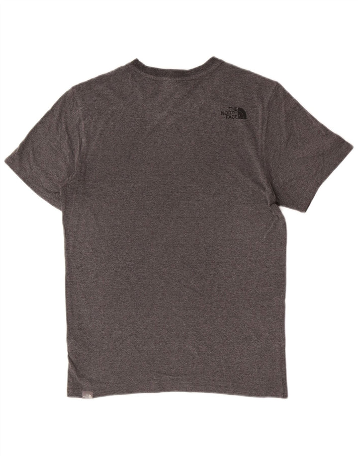 T-shirt męski The North Face, mały, szary, bawełniany
