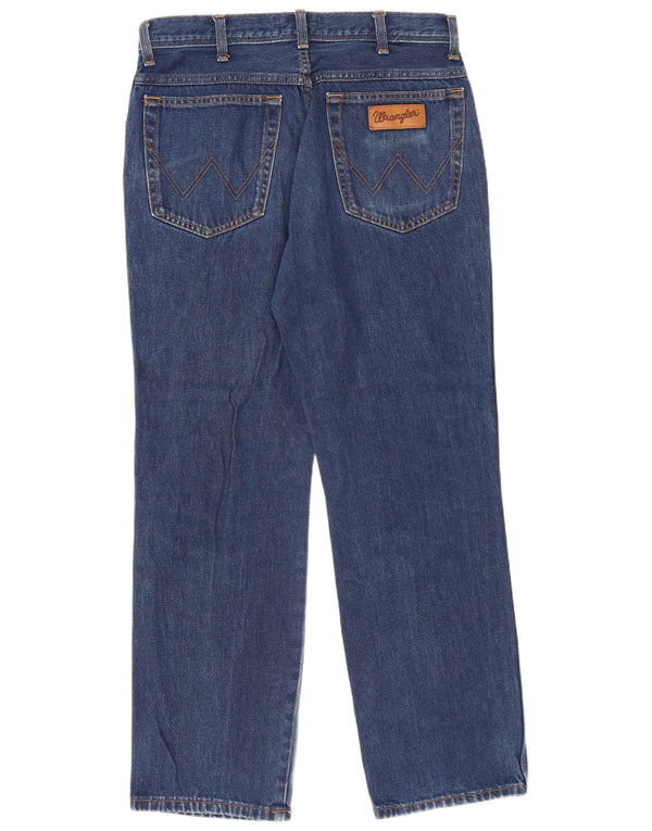 Męskie jeansy Wrangler Texas Straight W33 L30 Niebieskie bawełniane