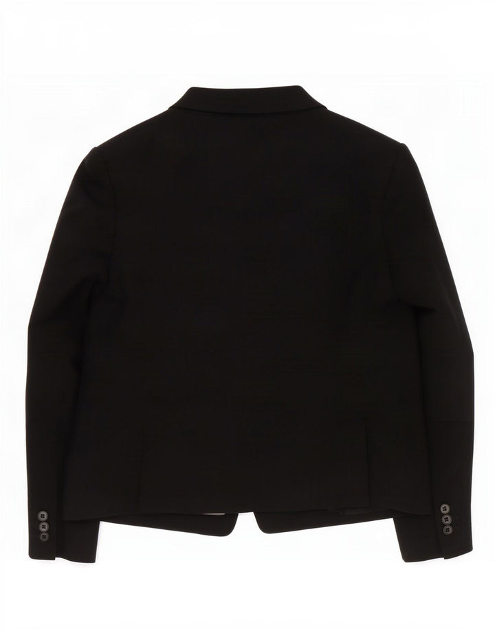 Marks & Spencer Damska marynarka zapinana na 1 guzik UK 20 2XL Czarny poliester