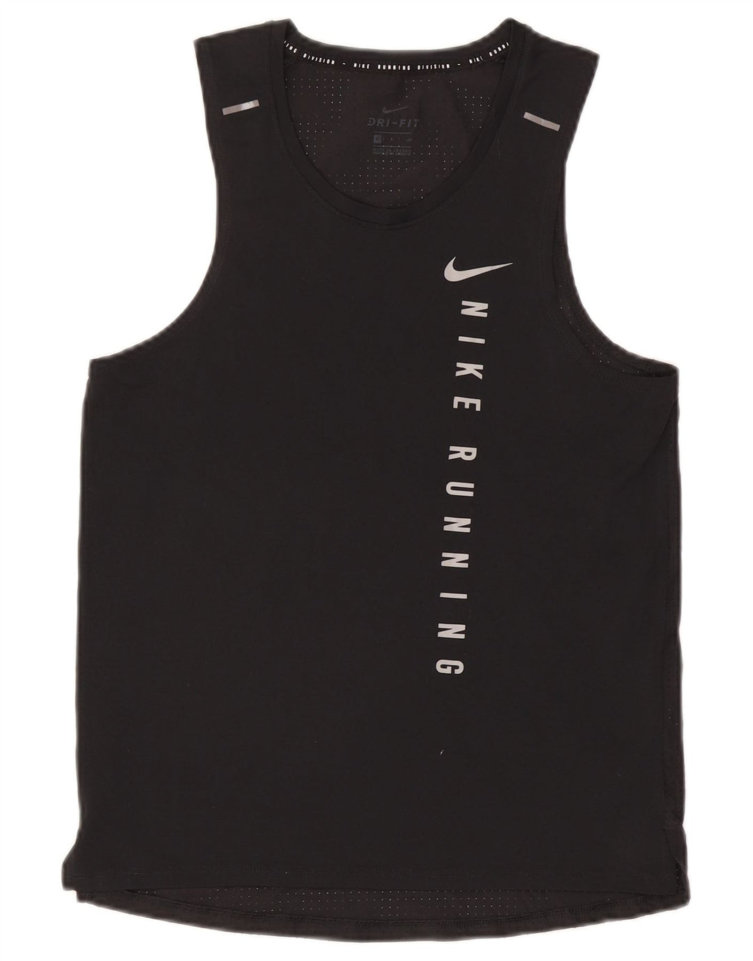 Męska kamizelka z grafiką Nike Dri Fit, mała, czarna, poliestrowa