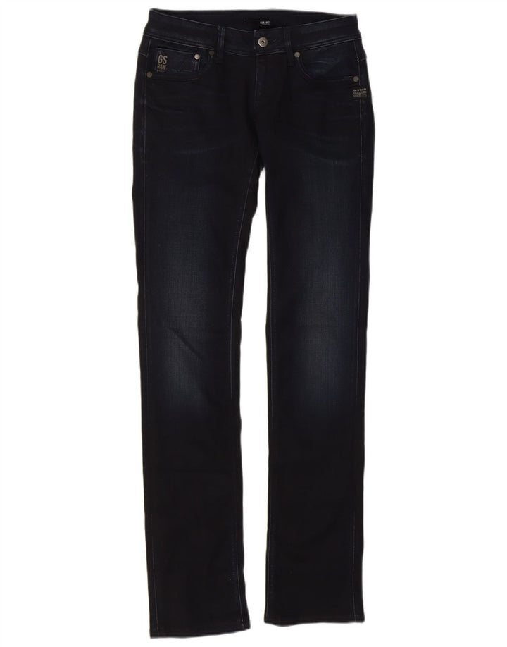 Damskie jeansy slim G-Star W29 L34 Granatowa bawełna