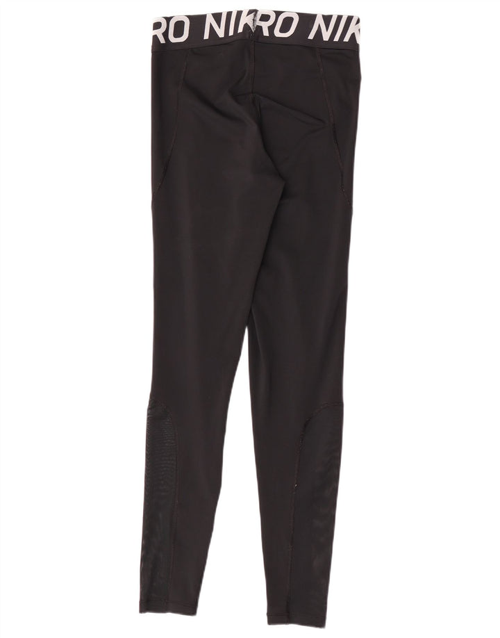 Damskie legginsy Nike Dri Fit Graphic UK 14, średnie czarne