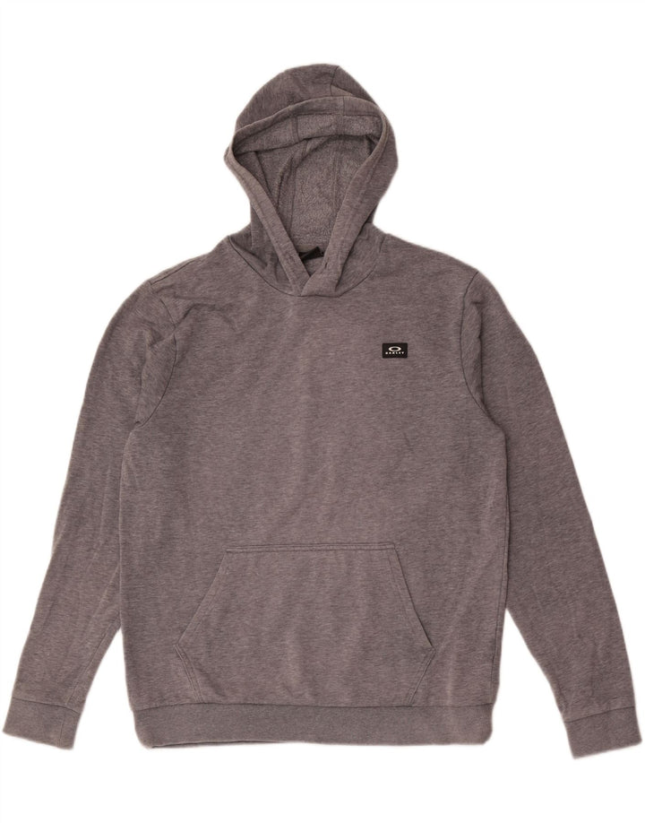 Męski sweter z kapturem Oakley o regularnym kroju, duży, szary