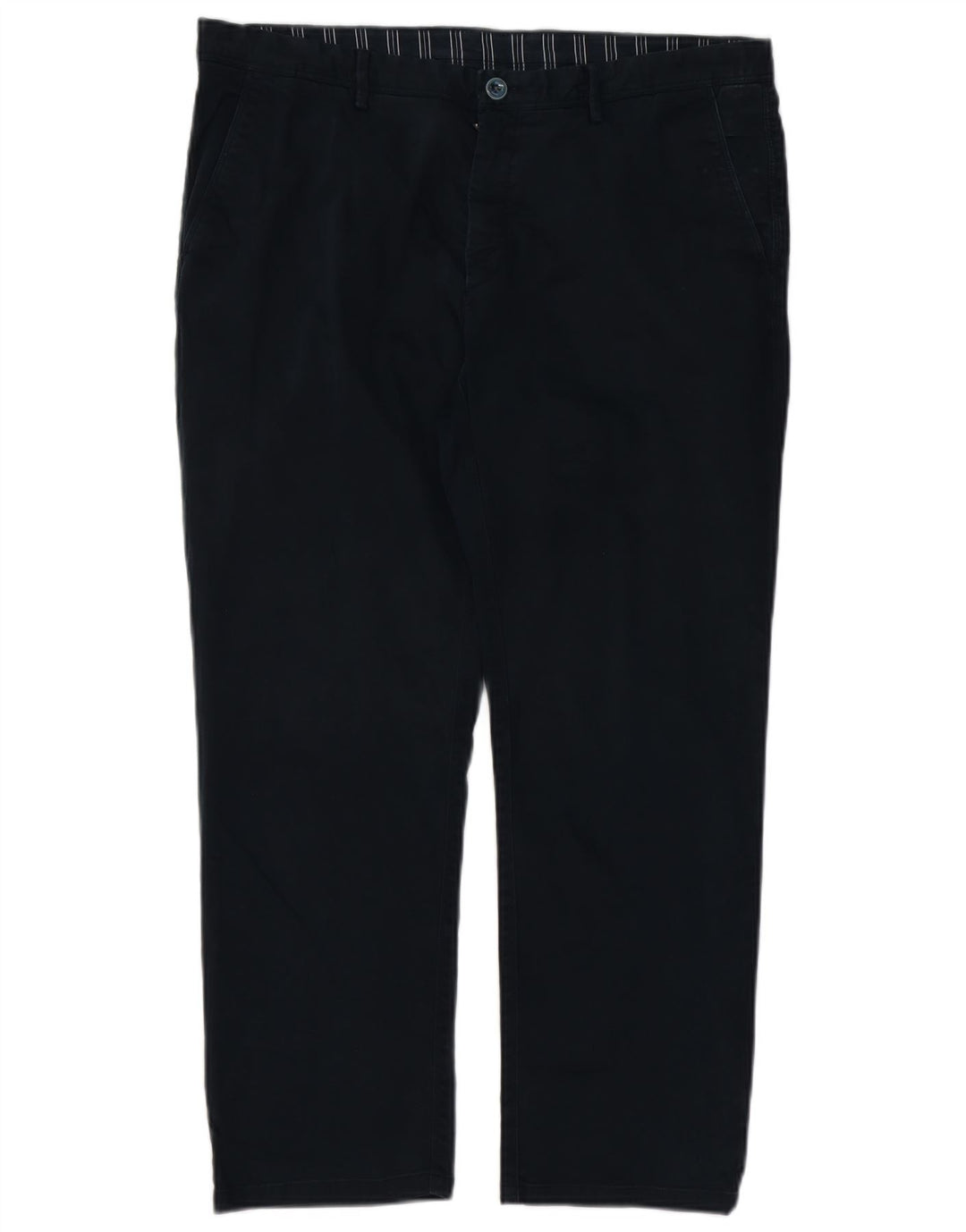 Spodnie Chino MASSIMO DUTTI Męskie Proste EU 46 XL W36 L27 Granatowe