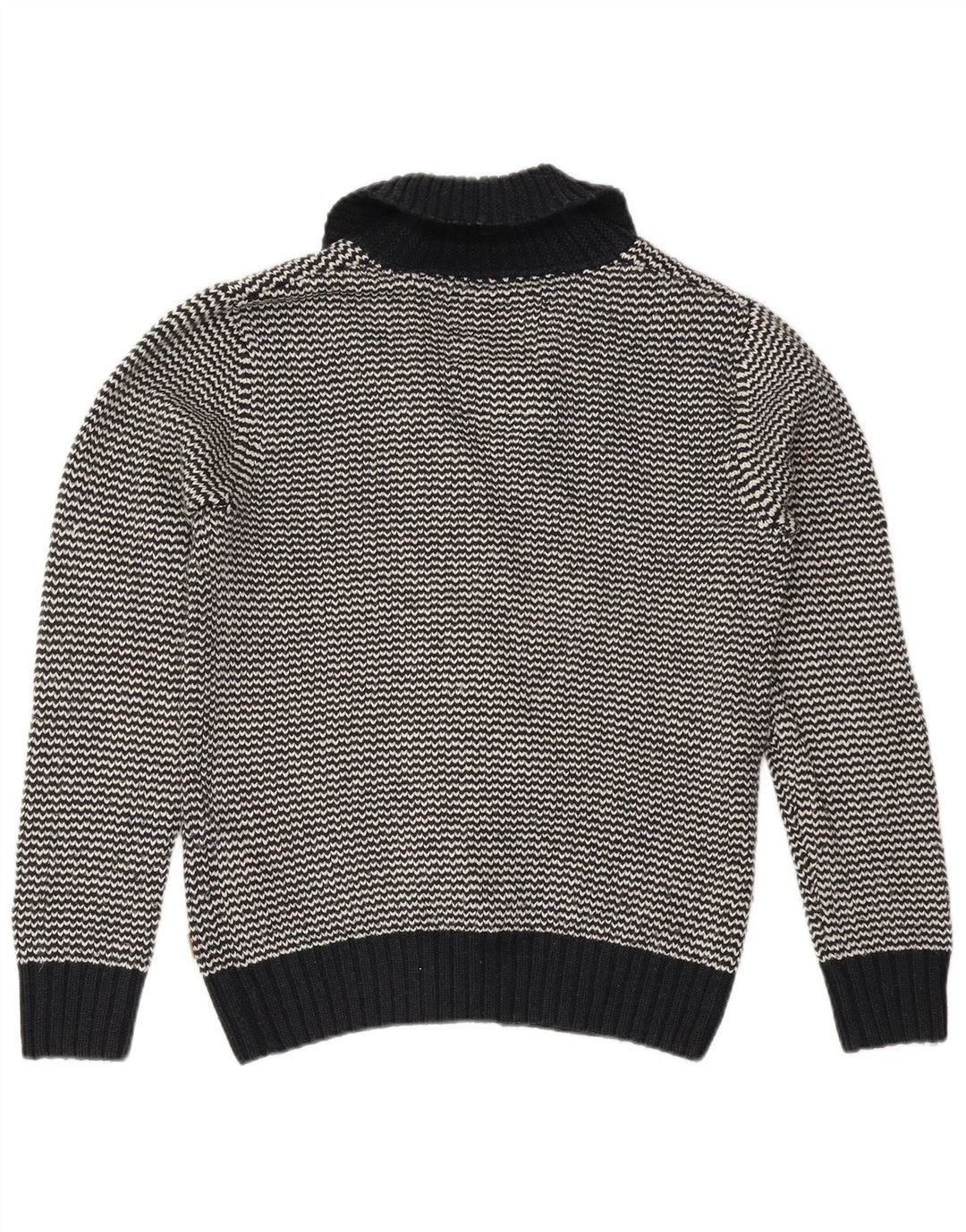 Sweter męski Jack & Jones, duży, czarny, akrylowy w jodełkę