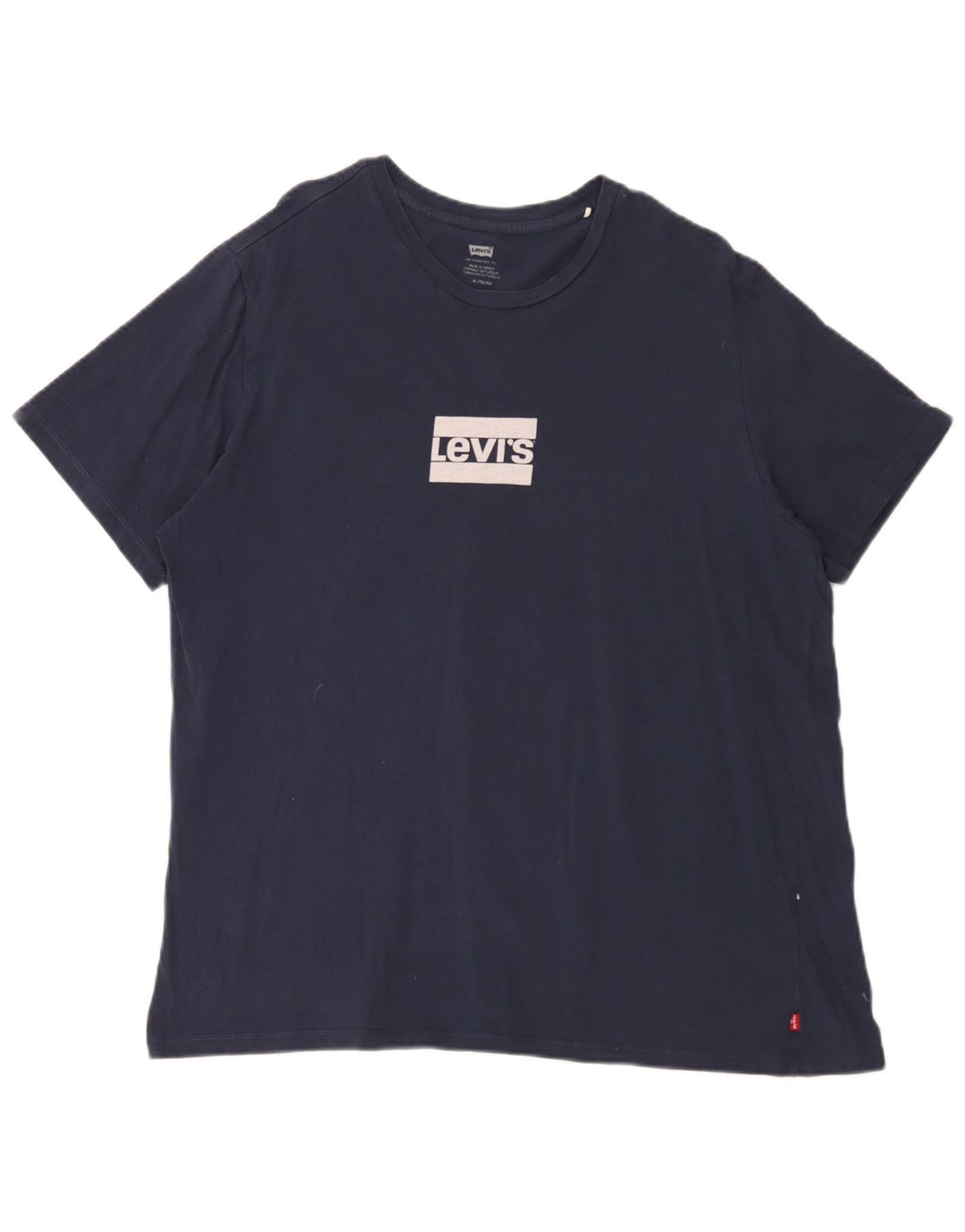 Męska koszulka z grafiką Levi's Top XL granatowa