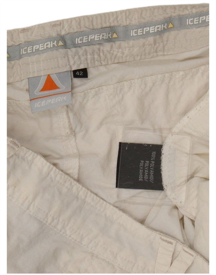 Spodenki damskie Icepeak EU 42 Large W32 Biały poliamid sportowy
