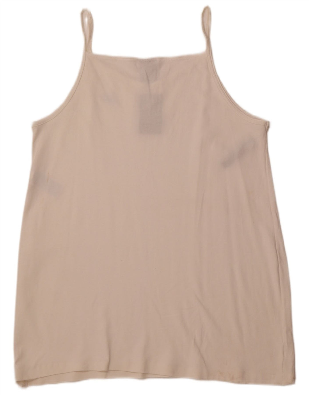Damski top NIKE na ramiączkach, UK 18 XL, bawełna w kolorze złamanej bieli