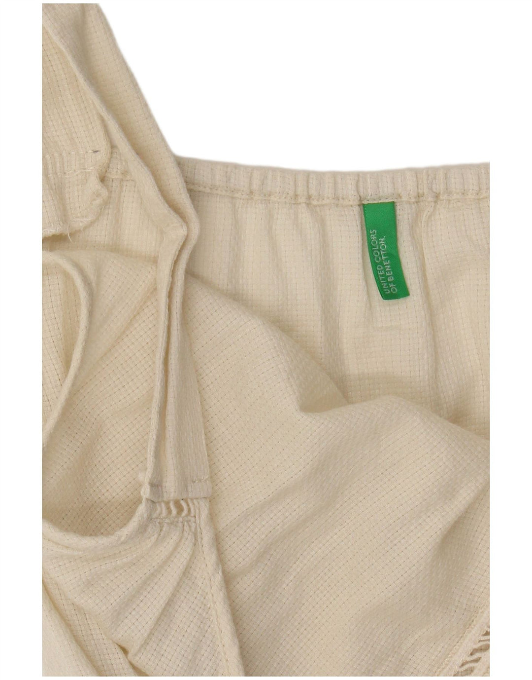 Damski top na ramiączkach Benetton UK 12 Medium Off White