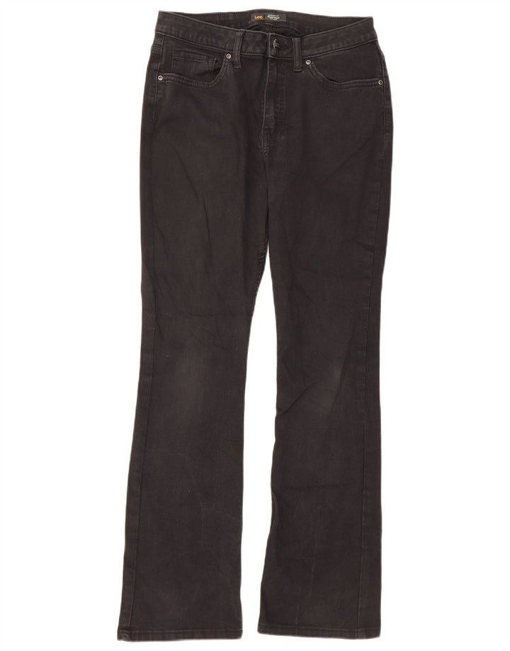 Damskie jeansy Lee Bootcut ze średnim stanem i regularnym krojem US 8 Medium W28 L29 czarne