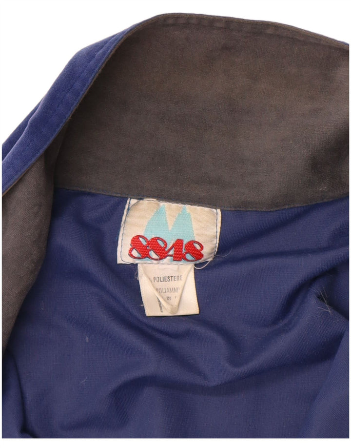 8848 Męski sweter bluzowy 2XL Szary poliester z blokami kolorów