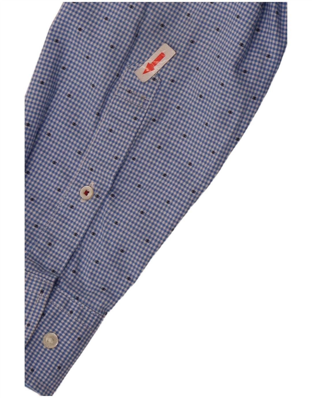 Męska koszula o dopasowanym kroju Tommy Hilfiger o wąskim kroju, bawełniana w ciemnoniebieską pepitkę