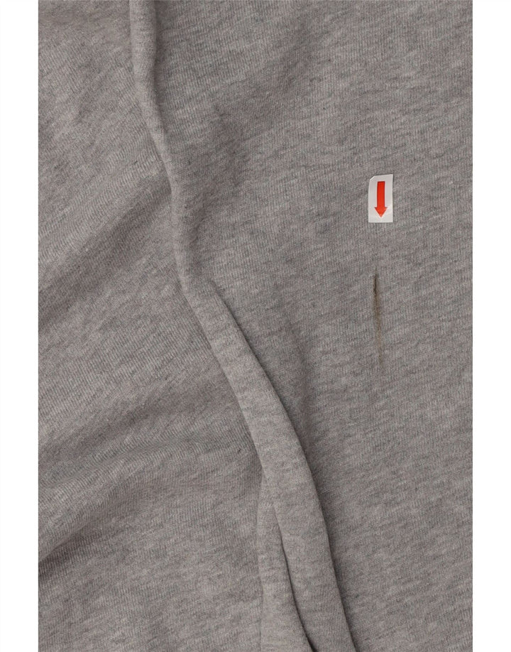 Męskie spodnie dresowe ADIDAS, małe, szare, bawełniane