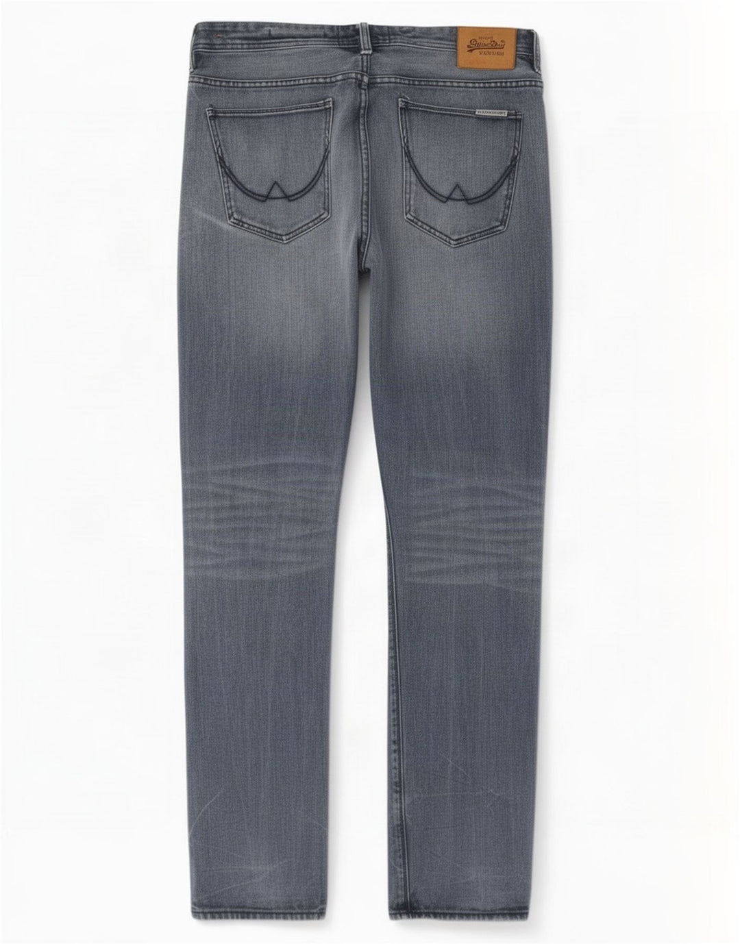 Męskie jeansy Superdry Slim W36 L34 Niebieskie, bawełniane