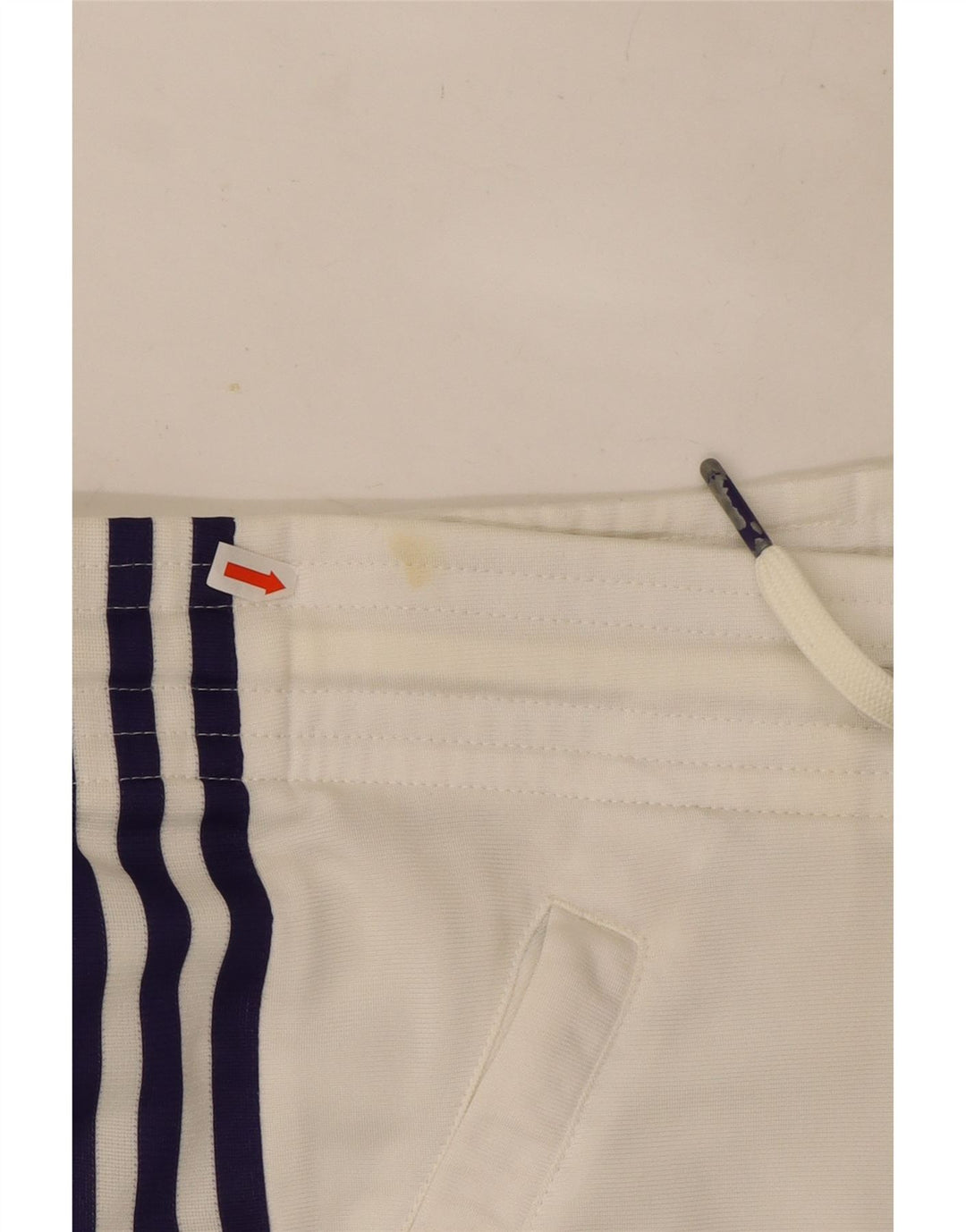 Damskie spodnie dresowe Adidas EU 42, duże, białe, poliestrowe