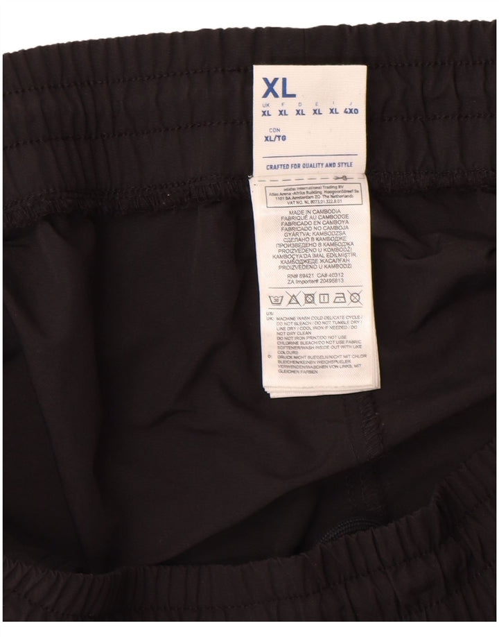 Męskie spodnie dresowe Reebok XL, czarne, nylonowe