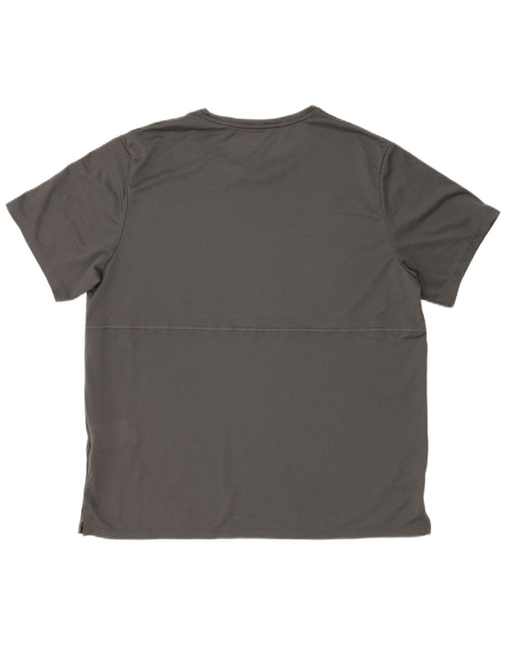Męska koszulka Nike Dri Fit Top XL, szary poliester