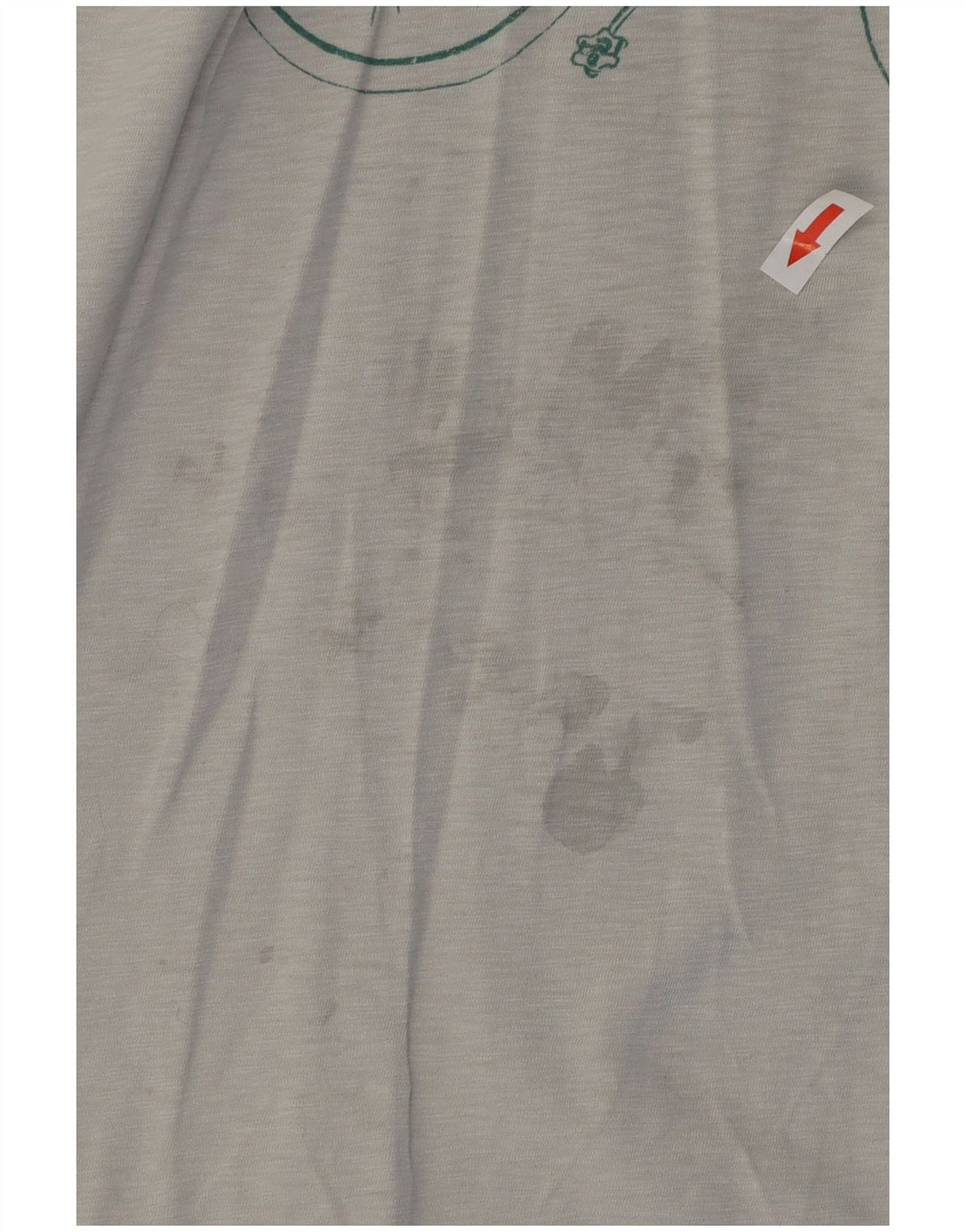 Męski T-shirt z grafiką White Stuff Top, średnioszary, bawełniany