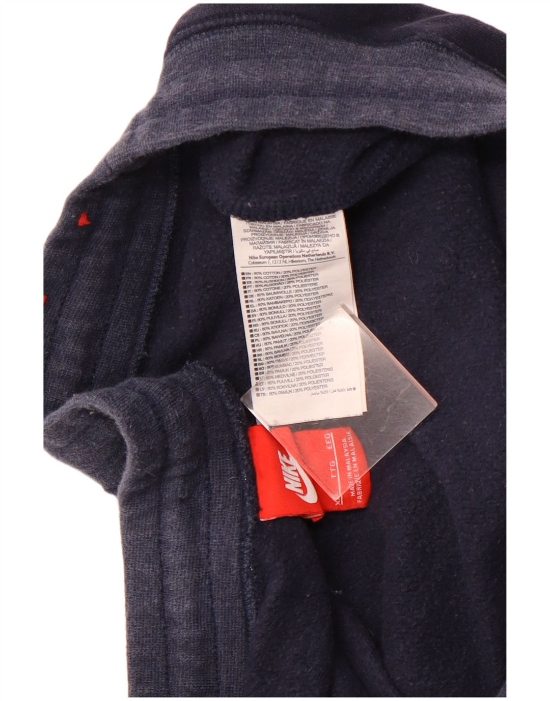 Męskie spodnie dresowe NIKE 2XL, granatowe, bawełniane