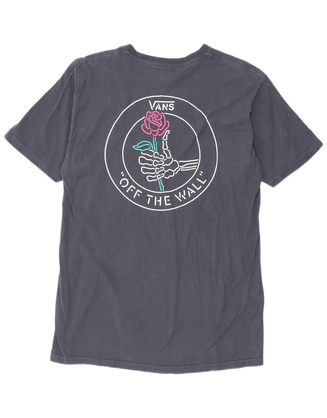 Męska koszulka t-shirt z grafiką Vans, średni kolor granatowy