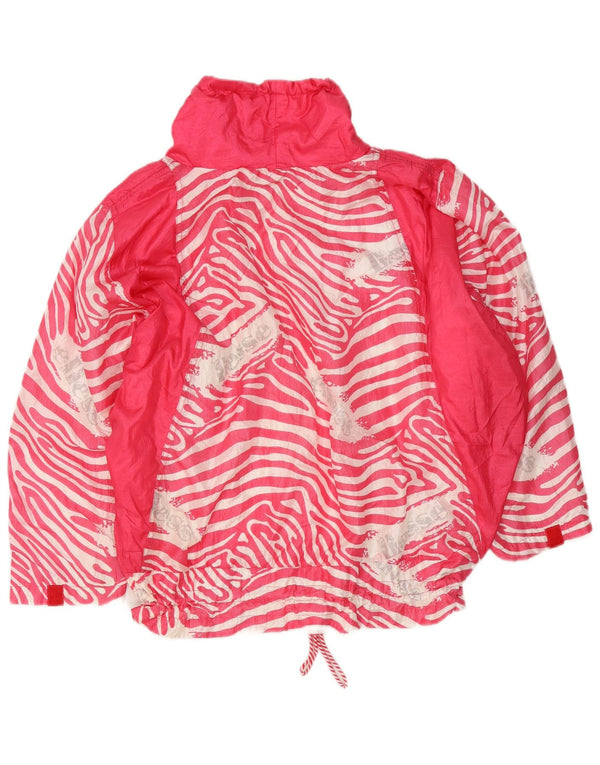 Damska bluza dresowa Ellesse Top Jacket UK 22 3XL Różowy nadruk zwierzęcy