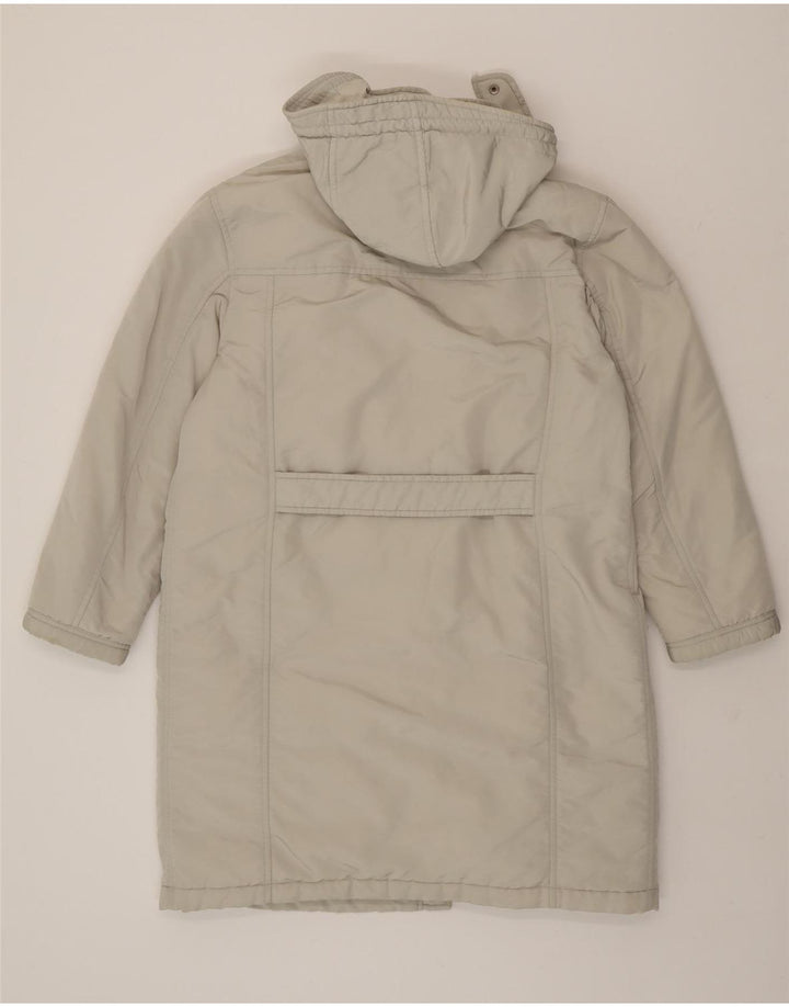 FAY Womens Hooded Padded Coat UK 16 Large Grey Vintage Fay and Second-Hand Fay from Messina Hembry 