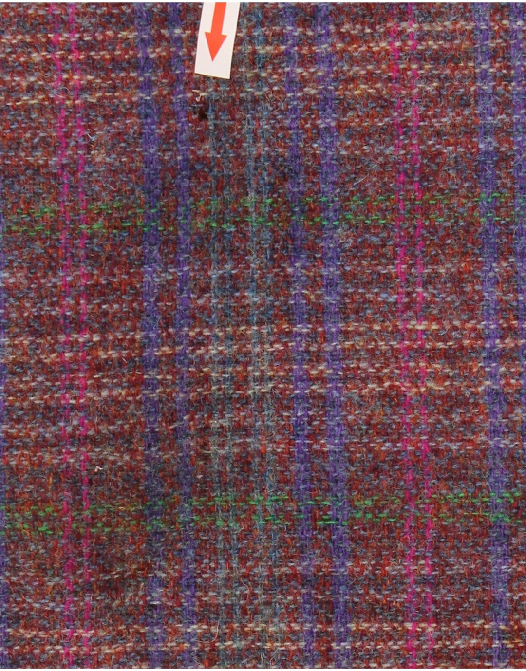 Damska spódnica Midi Pitlochry UK 14 Medium W30 Wielokolorowa wełna w kratę
