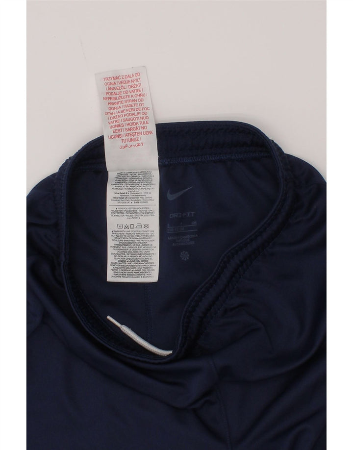 Chłopięce spodenki sportowe Nike Dri Fit 8-9 lat, małe, granatowe, poliestrowe
