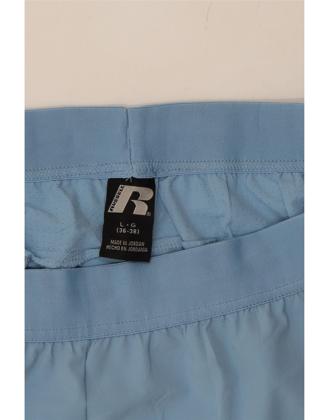 RUSSELL ATHLETIC Mens Sport Shorts Large  Blue Polyester Vintage Russell Athletic and Second-Hand Russell Athletic from Messina Hembry 
