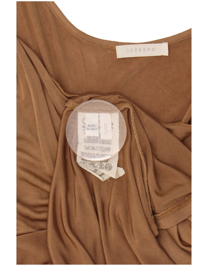 Damska kamizelka Iceberg IT 46 Large Brown wiskoza
