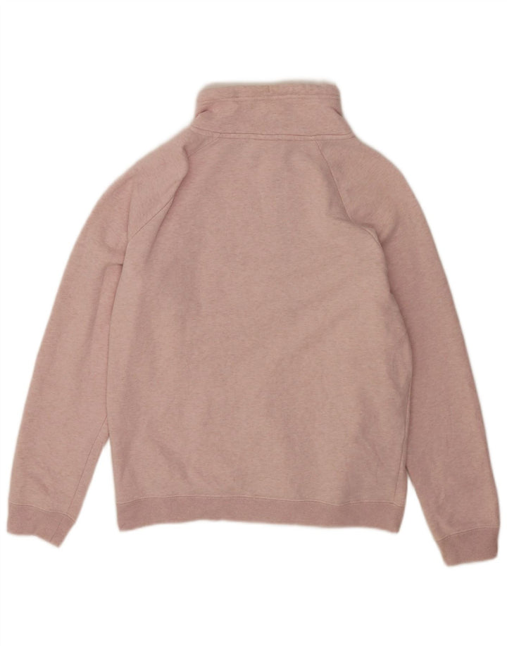 Damski sweter oversize z zamkiem błyskawicznym Nike UK 14, średni, różowy, nakrapiany