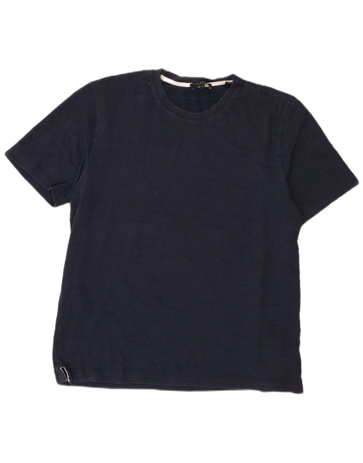 Męska koszulka Ted Baker, rozmiar 4, duża, granatowa, bawełniana