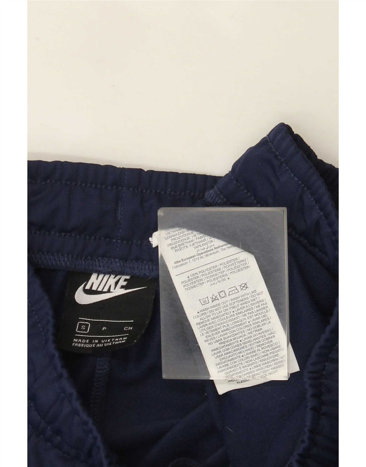Męskie spodnie dresowe Nike, małe, granatowe, poliestrowe