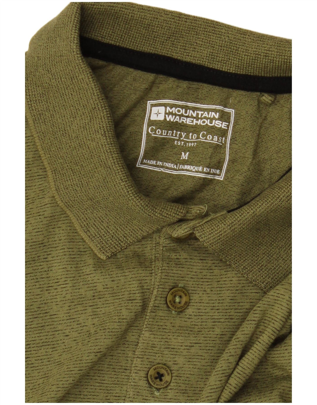 Męska koszulka polo Mountain Warehouse, kolor khaki