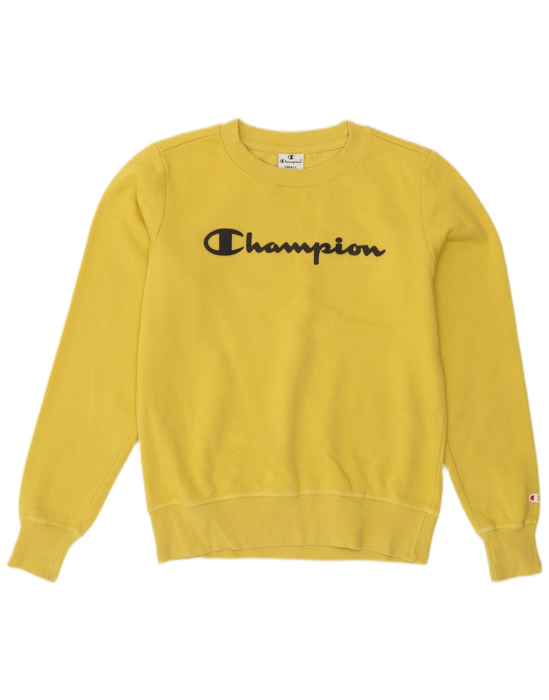 Damska bluza Champion Graphic Jumper UK 8 Small Yellow