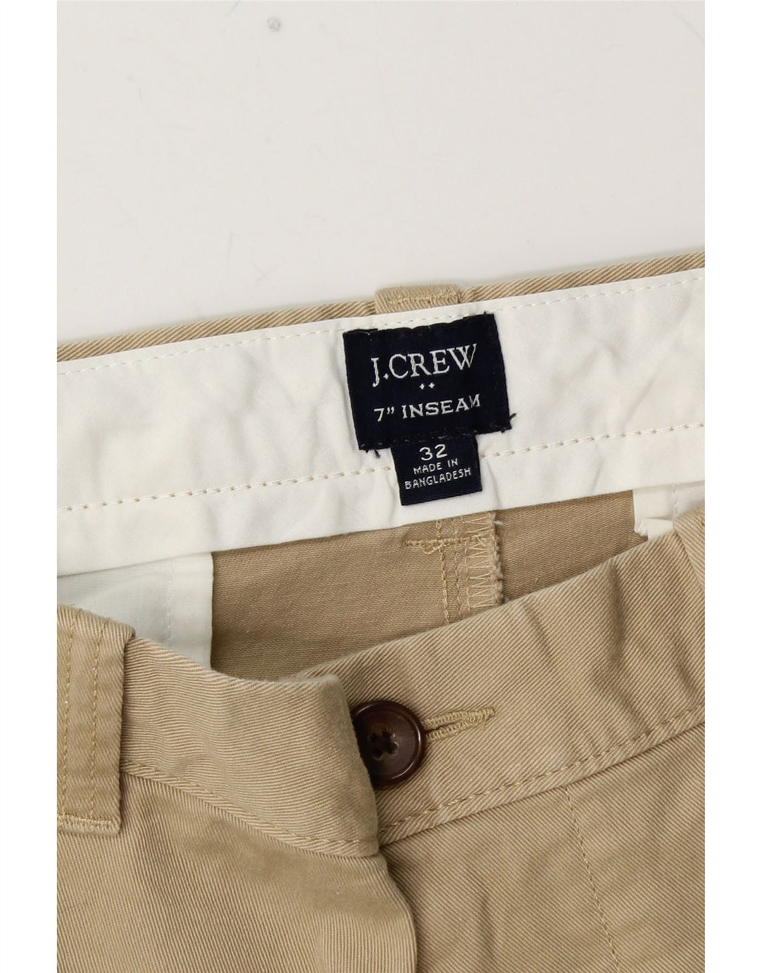 Męskie spodenki Chino J. CREW W32 Średni beż, bawełna