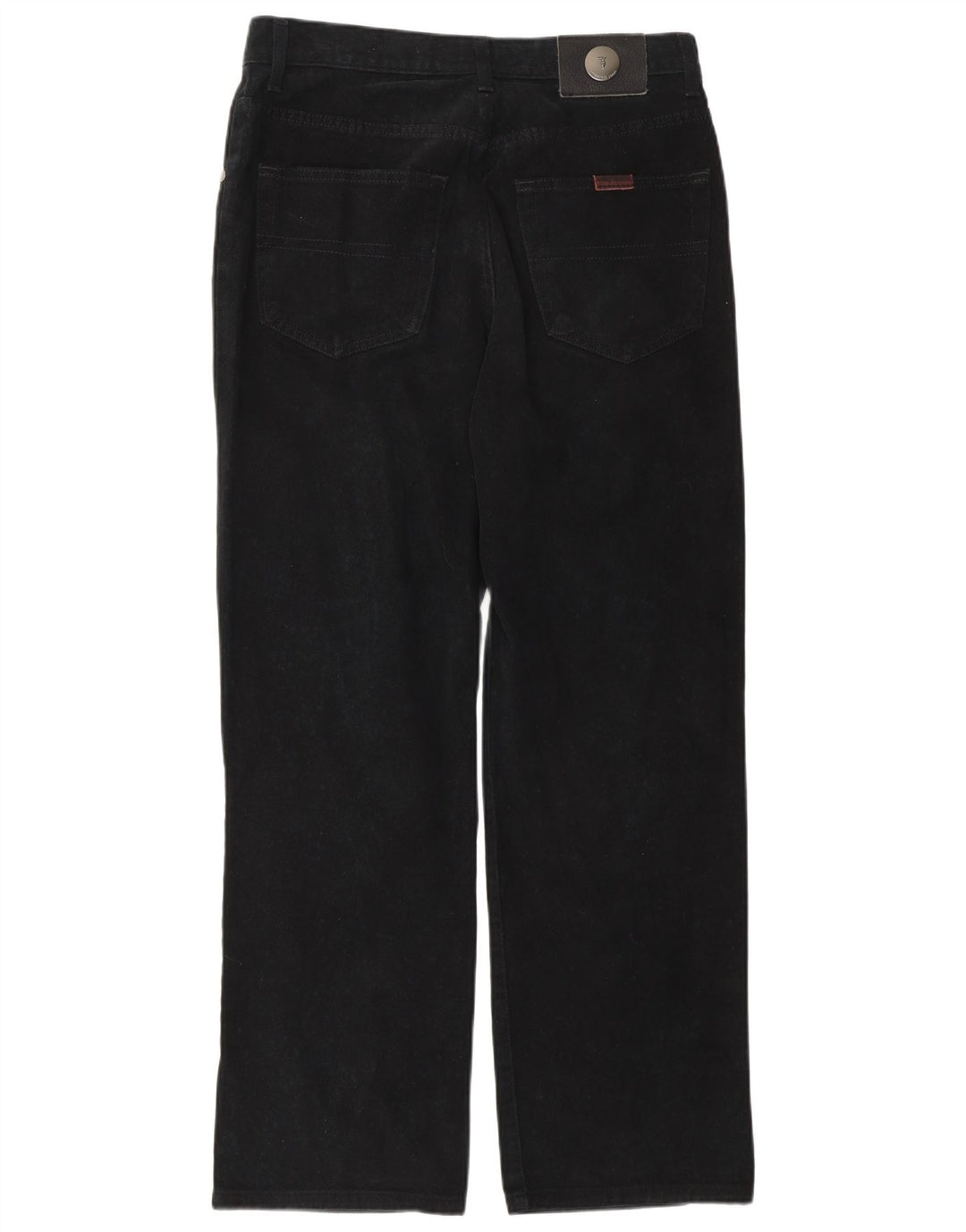 Męskie proste dżinsy Trussardi IT 48 Medium W32 L30 Czarna bawełna