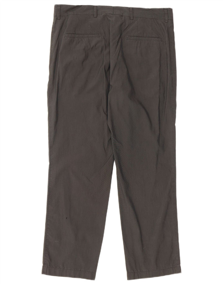 Męskie spodnie typu slim chino CALVIN KLEIN W32 L28 szare
