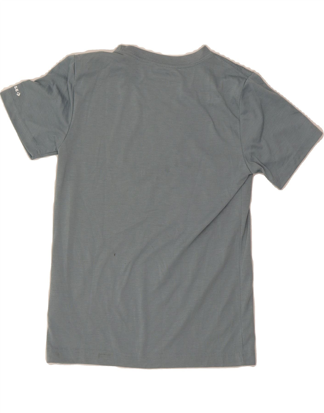 CONVERSE Boys Graphic T-Shirt Top 10-11 Years Medium Grey Polyester Vintage Converse and Second-Hand Converse from Messina Hembry 