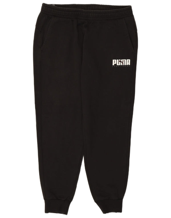 Damskie spodnie dresowe Puma Graphic Joggers UK 18 XL, czarne, bawełniane